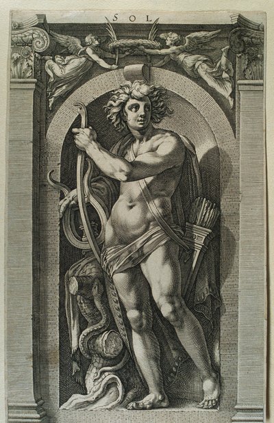 Personificatie van de Zon door Unknown artist