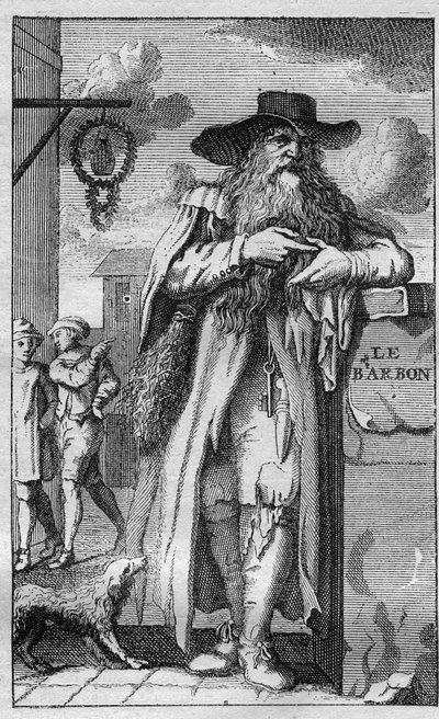 Pierre de Montmaur (1576 -1650) geleerde, Franse dichter van Latijnse uitdrukking - gravure door Unknown artist