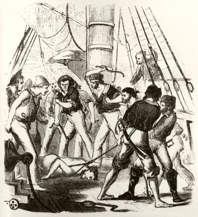 Piraten martelen George Withers door Unknown artist