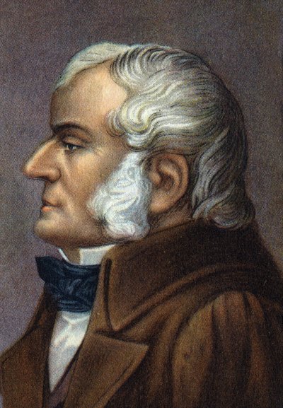 Portret John Dalton, Engels natuurkundige en scheikundige. door Unknown Artist