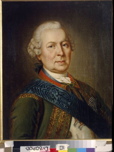 Portret van graaf Burckhardt Christoph von Munnich (1683-1767) door Unknown artist