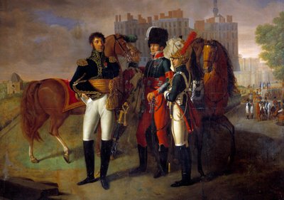 Portret van La Ronciere, commandant van de cavalerieschool van Saint Germain door Unknown artist