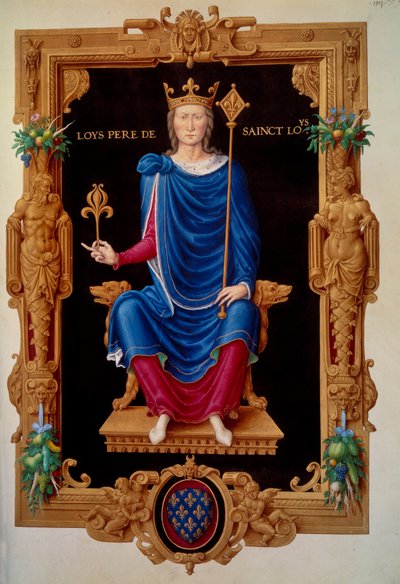 Portret van de koning van Frankrijk Lodewijk VIII de Leeuw (1187-1226) door Unknown artist
