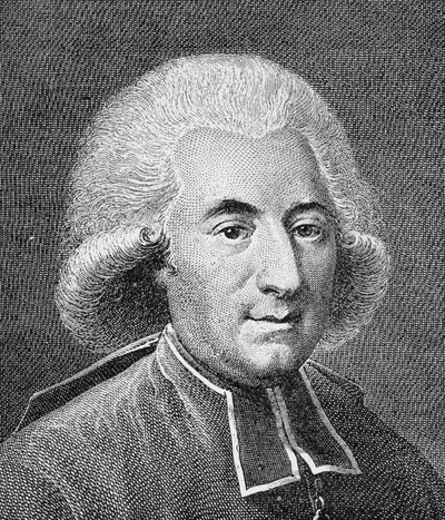 Portret van Abbé Fauchet (1744 - 1793). Gravure uit het einde van de 19e eeuw in 
