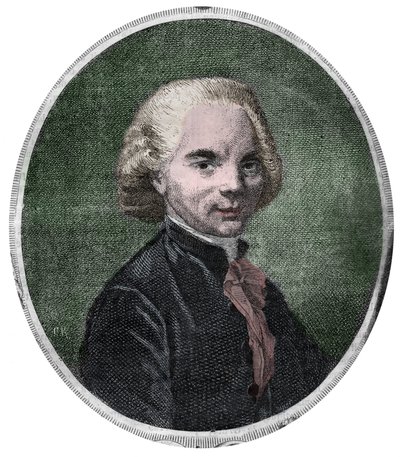 Portret van Abbe Delille. Jacques Delille, Franse dichter en geestelijke (1738-1813). door Unknown artist