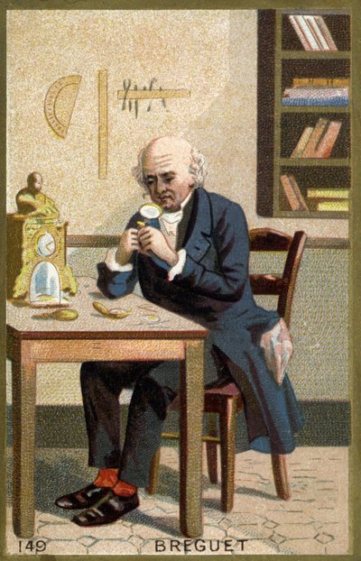 Portret van Abraham Louis Breguet (1747-1823), Franse horlogemaker door Unknown artist