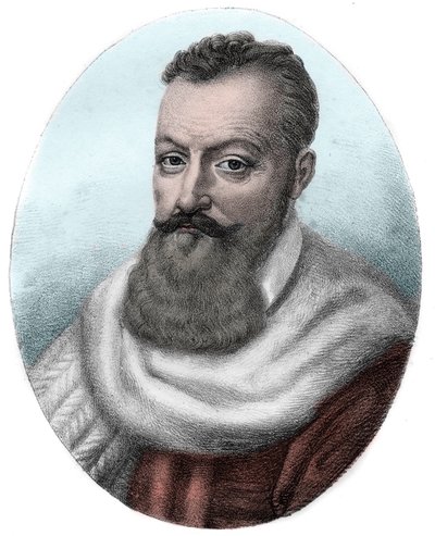 Portret van Achilles de Harlay, eerste president van het Parlement van Parijs (1536-1619) door Unknown artist