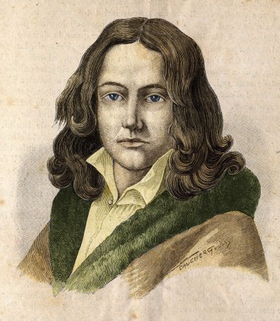 Portret van Adelbert de Chamisso (1781 - 1838) - in 