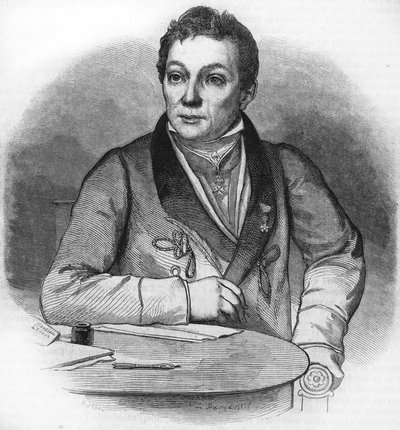 Portret van Alexandre Lenoir, Franse archeoloog (1761 tot 1839). door Unknown artist