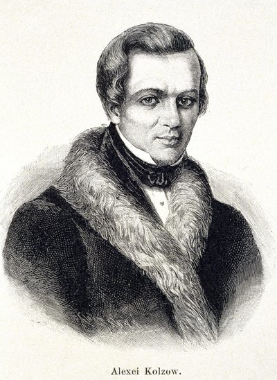Portret van Alexei Kolzow door Unknown artist