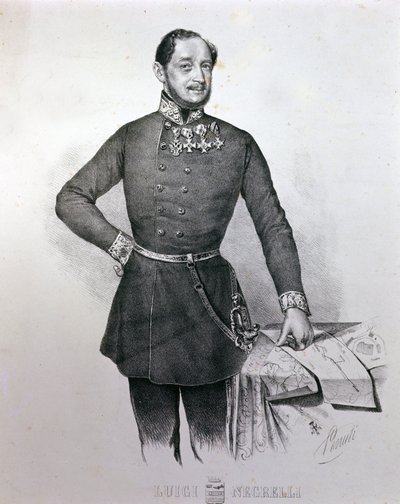 Portret van Alois Negrelli (Luigi Negrelli) door Unknown artist