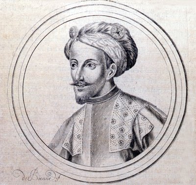 Portret van Amadeus V van Savoye genaamd De Grote (1249 - 1324) in 