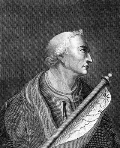 Portret van Amerigo Vespucci (1454-1512) Italiaanse navigator door Unknown artist