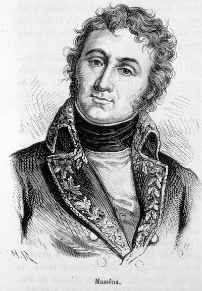 Portret van Andre Massena (1756-1817), maarschalk van Frankrijk door Unknown artist