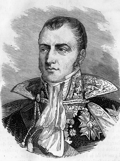 Portret van Anne Jean Marie René Savary, hertog van Rovigo (1774-1833), Franse generaal en politicus. door Unknown artist