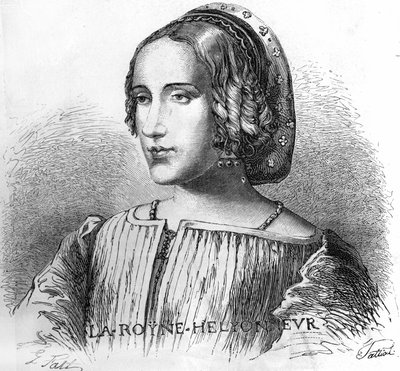 Portret van Anne de Boleyn (Anna of Ann Bolin en Anne Bullen) door Unknown artist