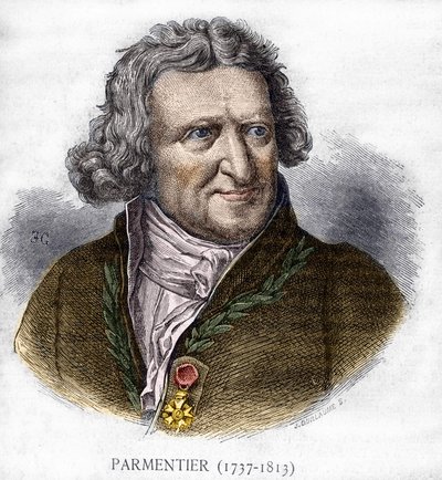 Portret van Antoine Augustin Parmentier (1737 - 1813), Franse militaire apotheker en agronoom - in Les Contemporains, n.d. eind 19e eeuw door Unknown artist