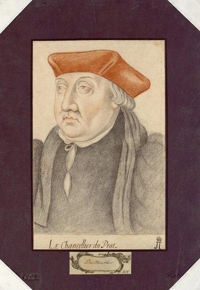 Portret van Antoine Duprat door Unknown artist