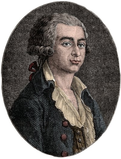 Portret van Antoine Joseph Gorsas (1752-1793) Franse journalist en politicus door Unknown artist