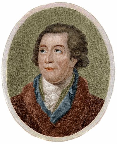 Portret van Antoine Laurent de Lavoisier, Franse chemicus (1743-1794) gegraveerd door Chapman door Unknown artist