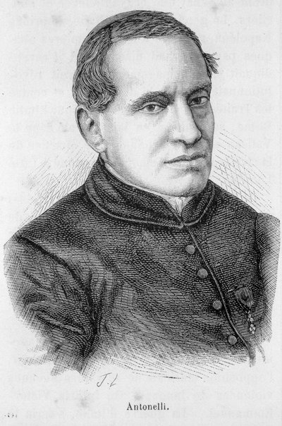 Portret van Antonelli door Unknown artist