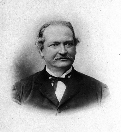Portret van Antonio Pacinotti, Italiaanse natuurkundige (1841-1912) door Unknown artist