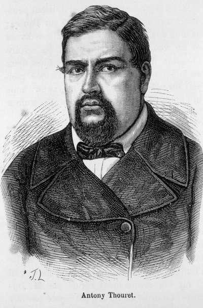 Portret van Antony Thouret door Unknown artist