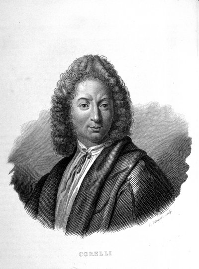 Portret van Arcangelo Corelli (1653 - 1713) door Unknown artist