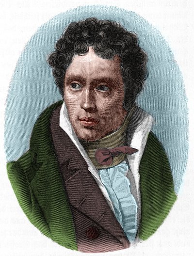 Portret van Arthur Schopenhauer, Duitse filosoof door Unknown artist