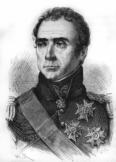 Portret van Auguste Frederic Louis (Auguste-Frederic-Louis) door Viesse de Marmont (1774-1852), Hertog van Raguse, maarschalk van Frankrijk door Unknown artist