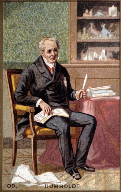 Portret van Baron Alexander Von Humboldt door Unknown artist