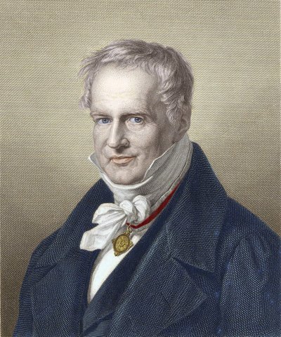 Portret van Baron Alexander Von Humboldt door Unknown artist