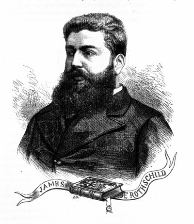 Portret van Baron Edmond James de Rothschild (1845 - 1934) door Unknown artist