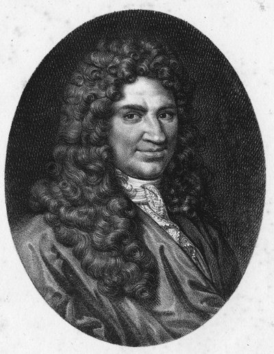 Portret van Barthélemy van HERBELOT. 1625-1695. Oriëntalist en Franse geleerde. door Unknown artist