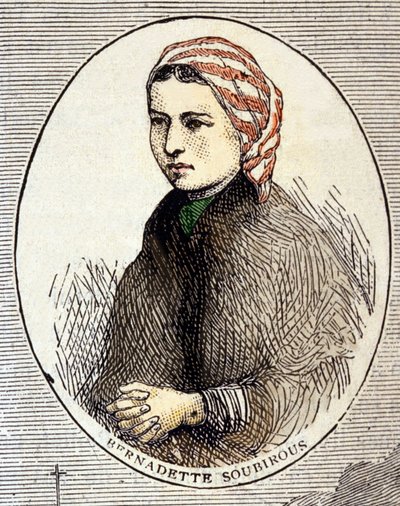 Portret van Bernadette Soubirous (1844-1879) door Unknown artist
