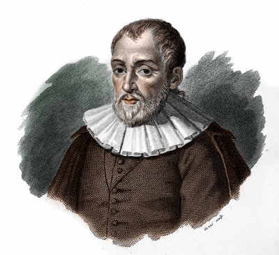 Portret van Bernardino Telesio. Humanist door Unknown artist