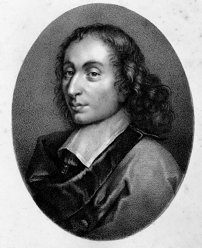Portret van Blaise Pascal (1623-1662) door Unknown artist