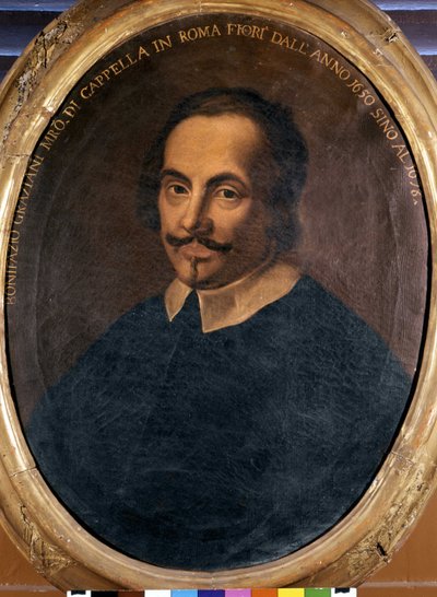 Portret van Bonifazio Graziani (1604/1605-1664), Italiaanse componist. door Unknown artist