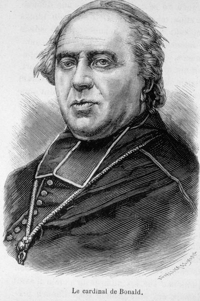 Portret van kardinaal Bonald door Unknown artist