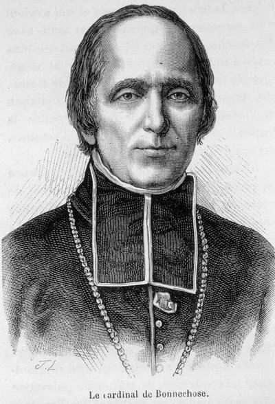 Portret van Kardinaal de Bonnechose door Unknown artist