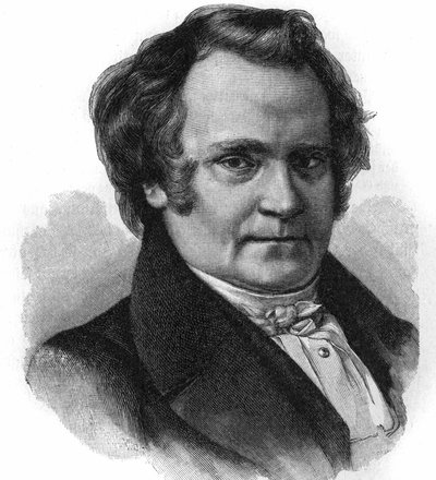 Portret van Carl Leberecht Immermann (1796-1840), Duitse dichter, romanschrijver en magistraat. door Unknown artist