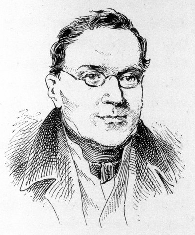Portret van Carl Czerny (1791 - 1857). Weense pianist en componist door Unknown artist