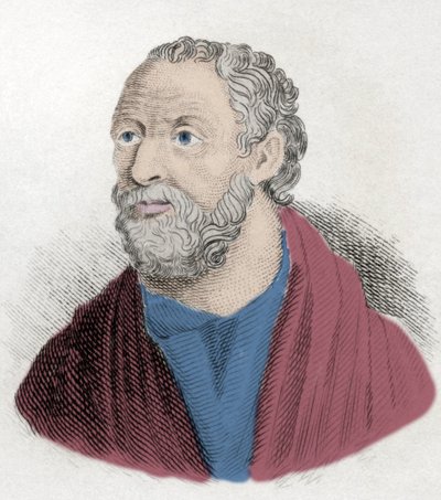 Portret van Carneades (219-128 v.Chr.) Griekse filosoof door Unknown artist