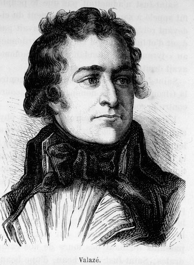Portret van Charles Eleonor Dufriche de Valaze, genaamd Dufriche-Valaze (1751-1793), Franse politicus door Unknown artist