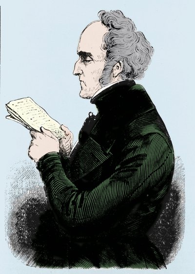 Portret van Charles Fourier, Franse socialistische theoreticus door Unknown artist