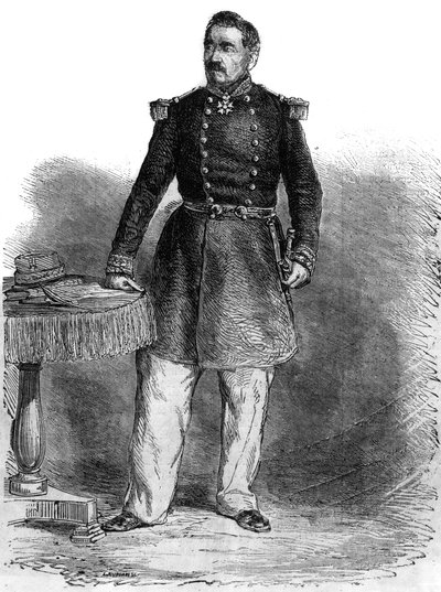 Portret van Charles Guillaume Marie Appollinaire Antoine Cousin Montauban, Graaf van Palikao (1796-1878) door Unknown artist