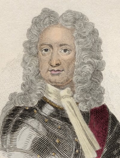 Portret van Charles Mordaunt (ca. 1658-1735), 3e Graaf van Peterborough en 1e Graaf van Monmouth, Engels diplomaat en militair door Unknown artist