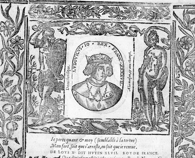 Portret van Karel X Le Hutin, Koning van Frankrijk van 1314 tot 1316 door Unknown artist