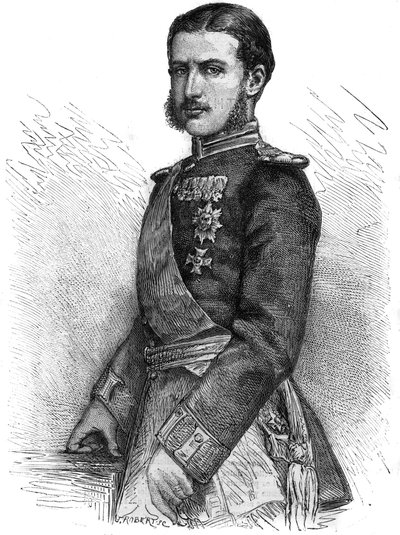 Portret van Charles de Hohenzollern (1839-1914), prins van Roemenië, later koning Charles I (Carol I) door Unknown artist