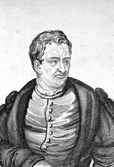 Portret van Christoffel Columbus door Unknown artist